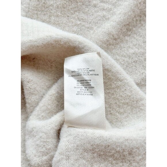 Aritzia WILFRED FREE Hush Knit Ivory Oversized V-Neck Cardigan Sweater, Size XS - Picture 15 of 16